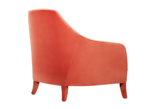 Тканевое кресло с подлокотниками