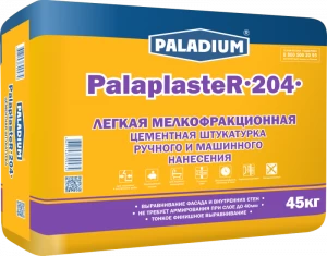 PL-204/45 Штукатурка цементная PalaplasteR-204, 45 кг Paladium