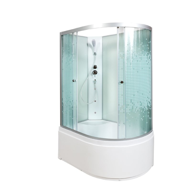 B10S+ эл. BLACK Душевая кабина DETO Серия В L 920 L N с гидромассажем