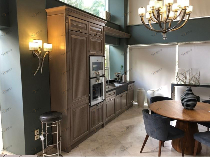 Martini Interiors Кухня из орехового дерева на заказ Convivio sun-id-1454239