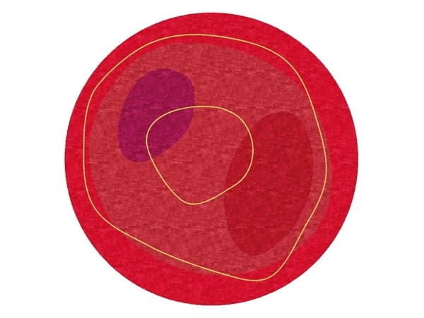 Круглый ковер ручной работы Deirdre Dyson Circular Designs ARCH-00068657 - Вид №1