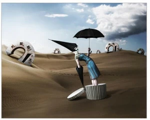 Mineheart Прямоугольный коврик из полиамида Pray for rain Acc/162