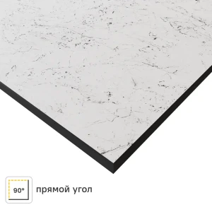 Столешница кухонная Абетоне L805 120x60x1.6 см HPL-пластик цвет белый 86820685 STLM-2036121