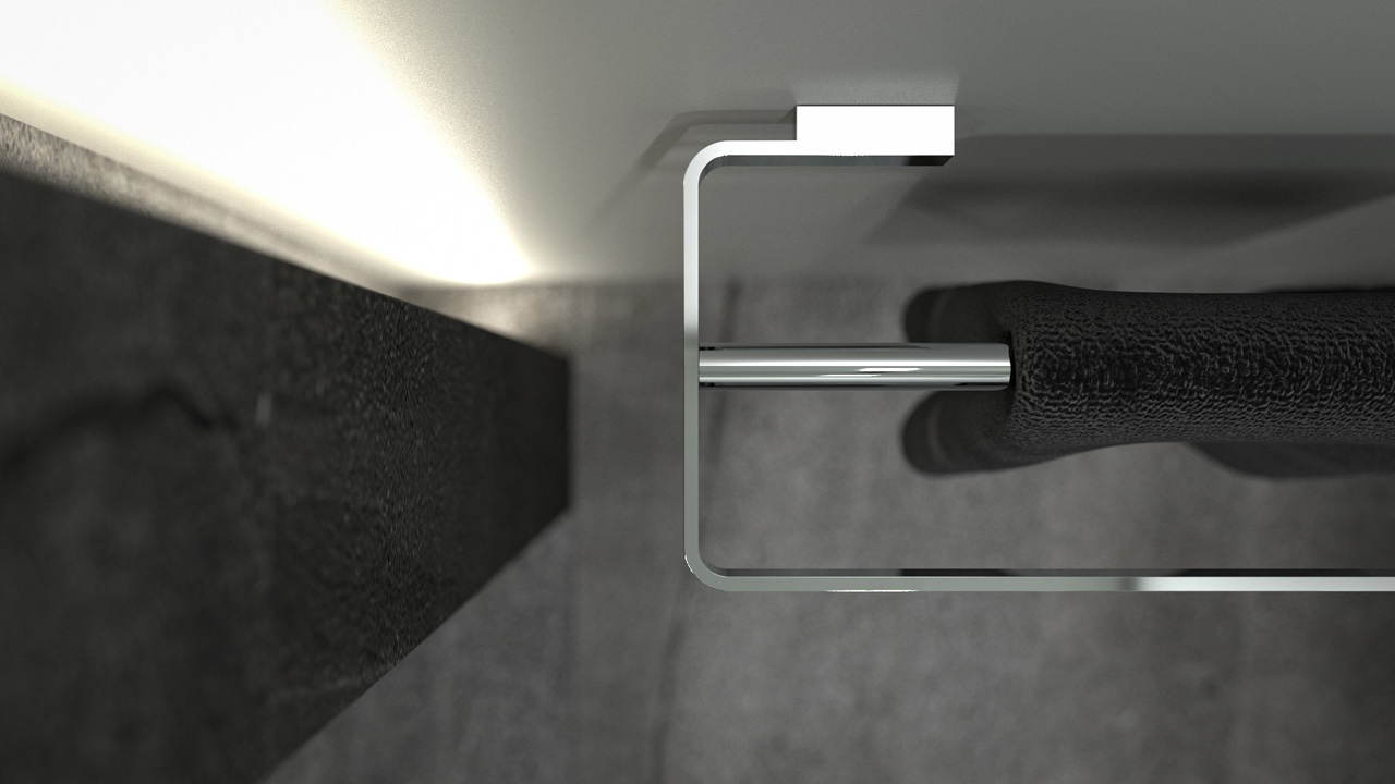 831145A Штанга для полотенца двойная 45 cm ARTWELLE Regen - Вид №3