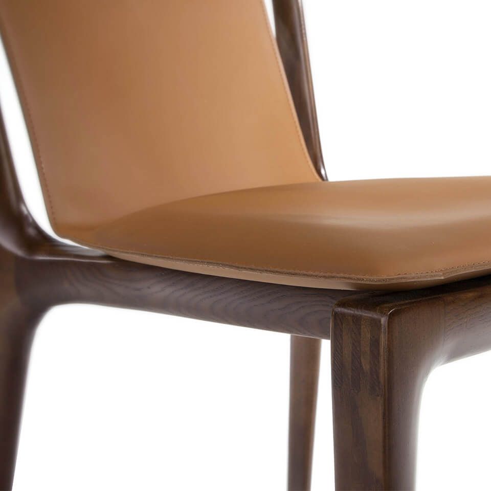 079763 Стул кожаный Angel Cerda CH19018  - Вид №4