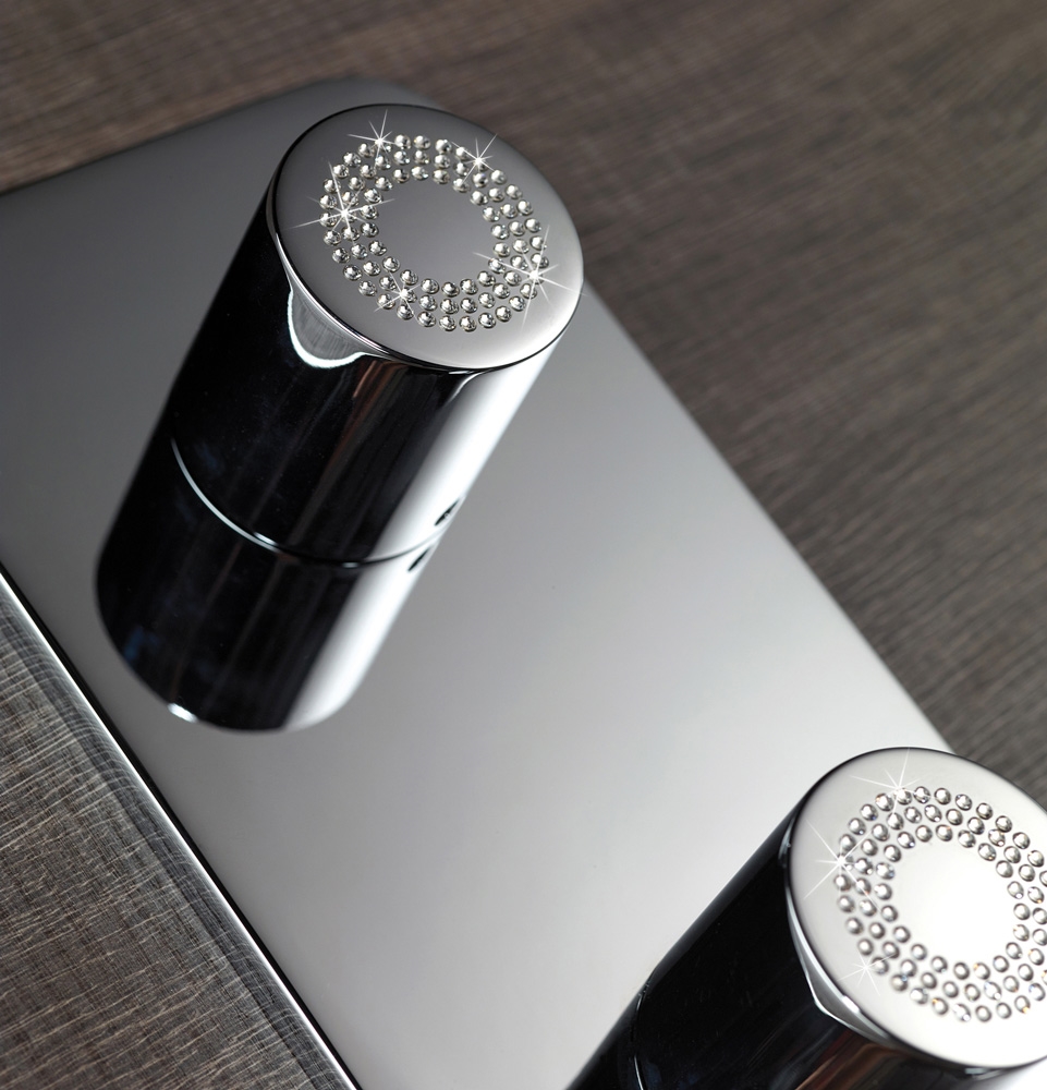 Z031202 + Z030205 000 Смеситель & запорный кран Oki 2 Outlets (with Diverter) HP BOSSINI  - Вид №3