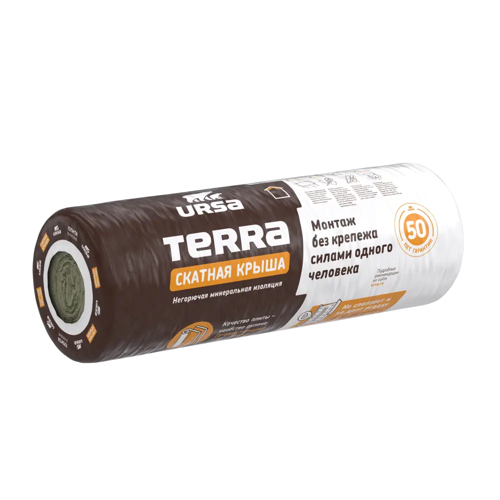 Утеплитель Ursa Скатная крыша 150 мм 4.6 м² STLM-2203179