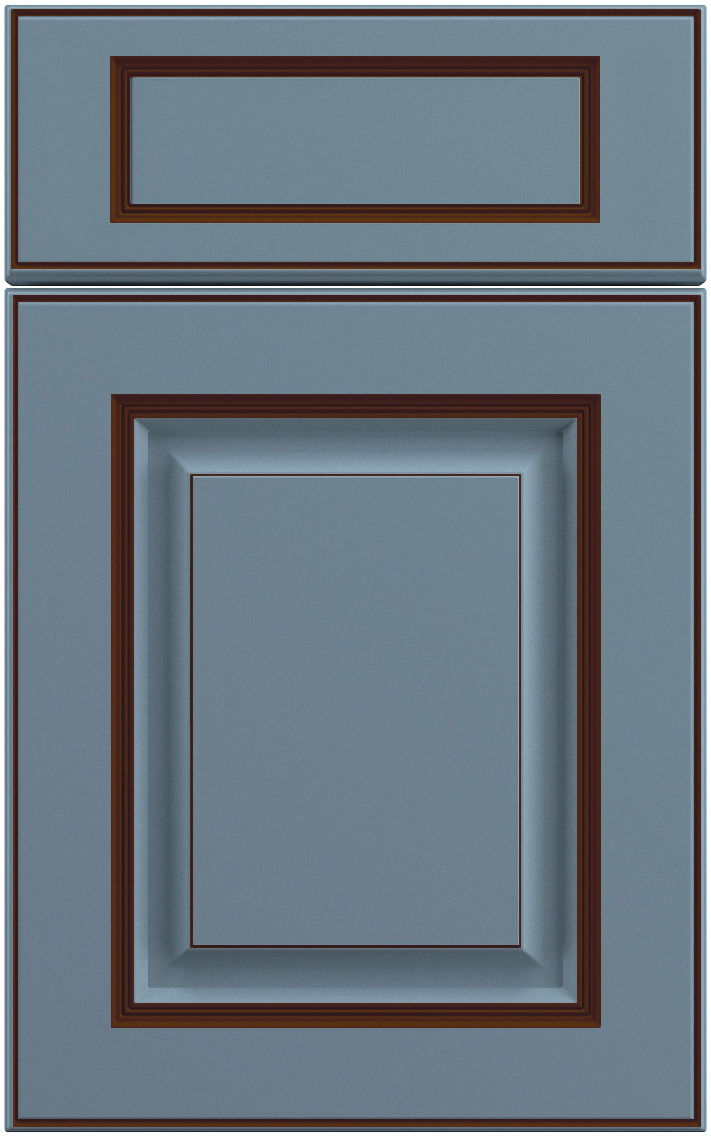 Фасады для кухни Патина Фрезеровка «Этьен+» 702 Голубой SIST3127-7044 SIDAK