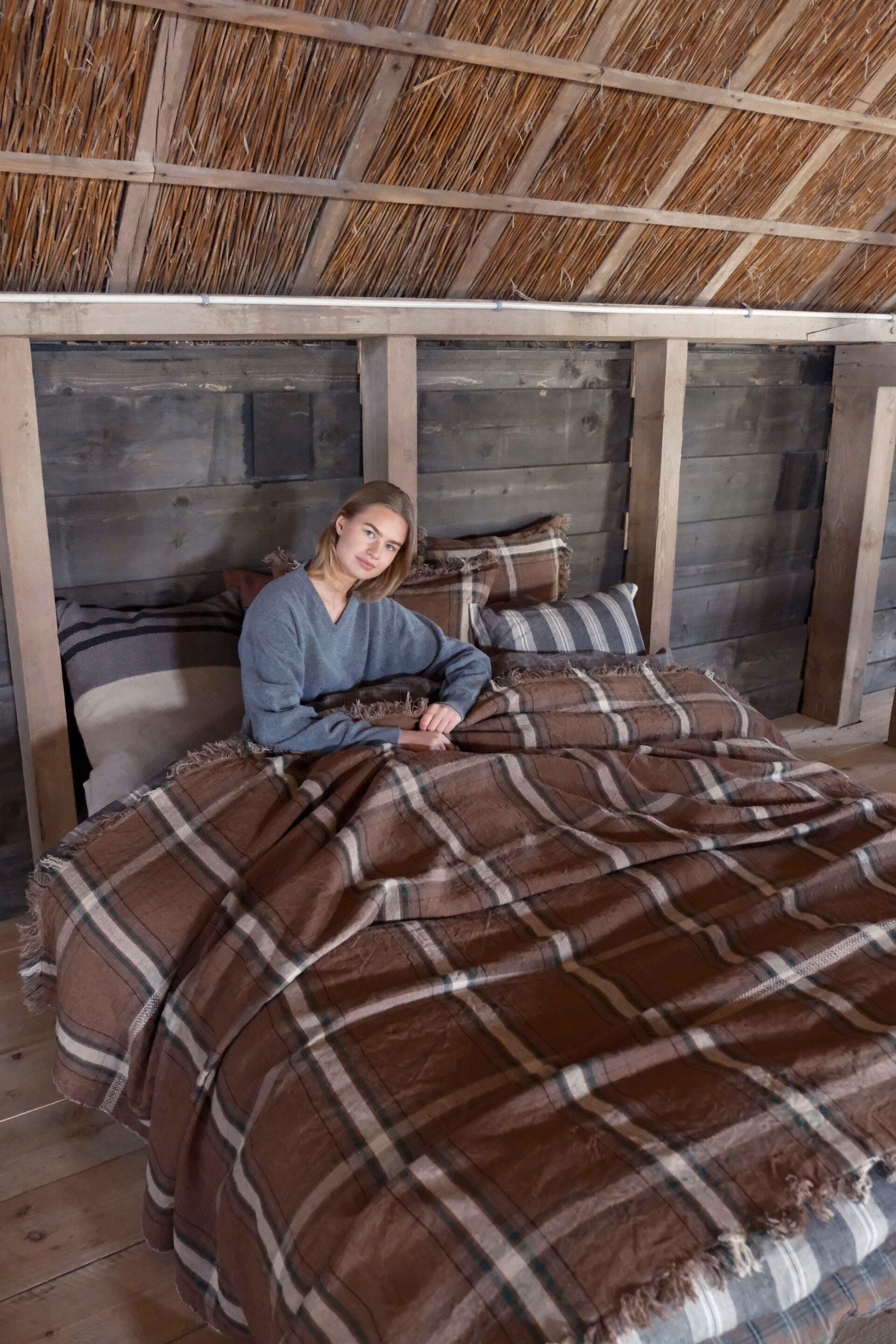 Льняное покрывало Libeco Home рябина ARCH-00085226 - Вид №2