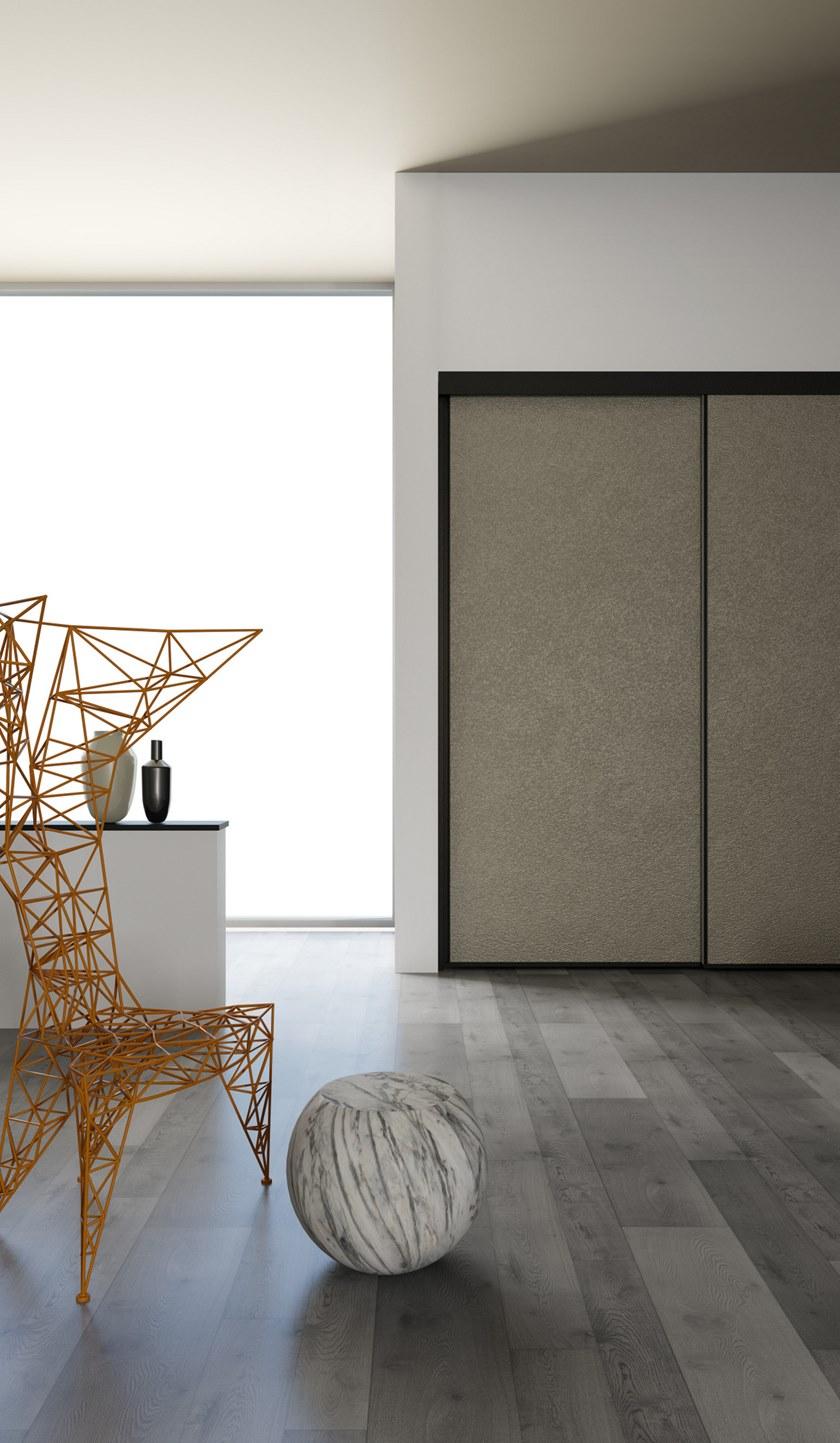 De Rosso Шкаф на заказ с hpl и алюминиевыми раздвижными дверями Aliante system sun-id-1499520 - Вид №8