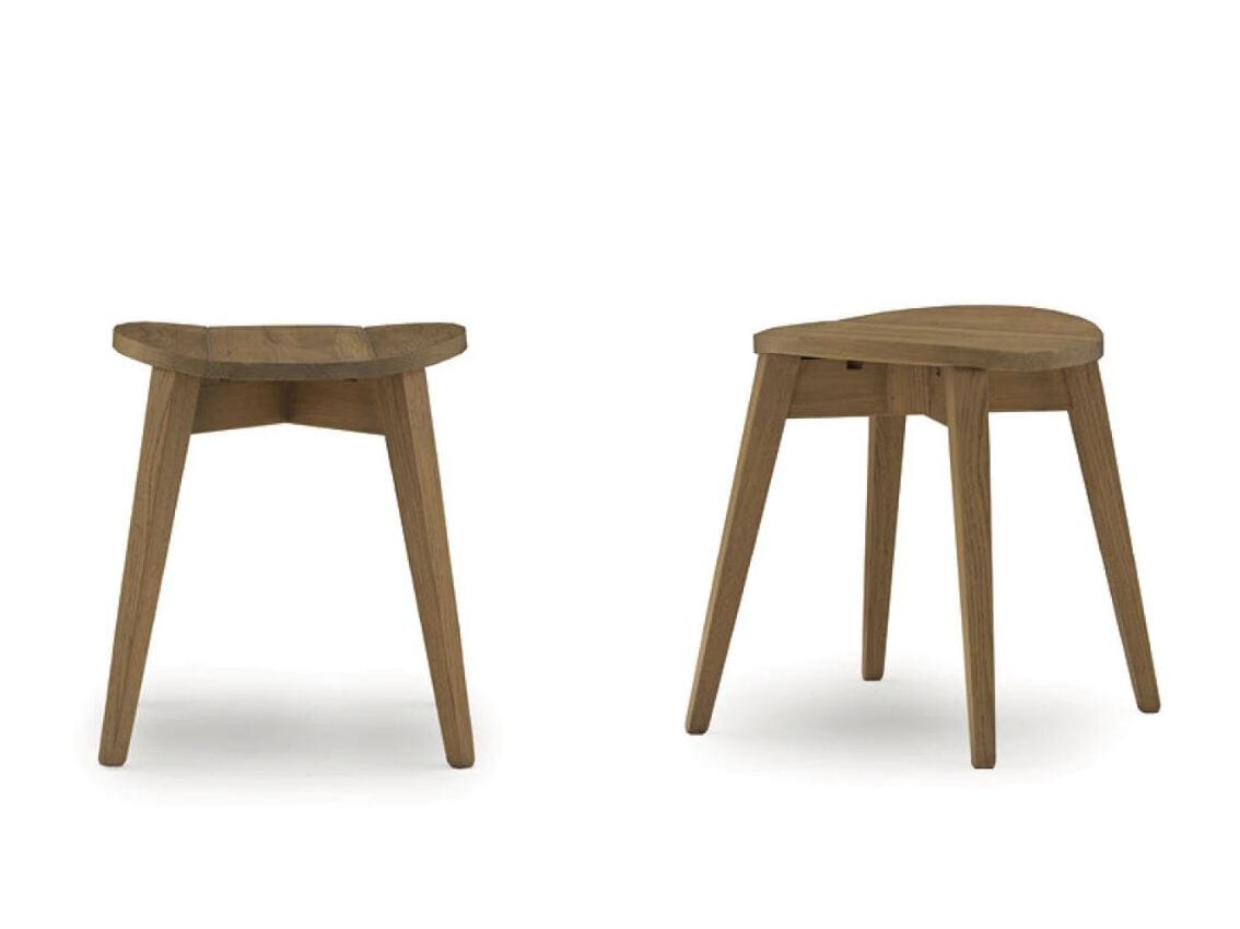 Деревянный низкий стул Devina Nais CUT ARCH-00148924