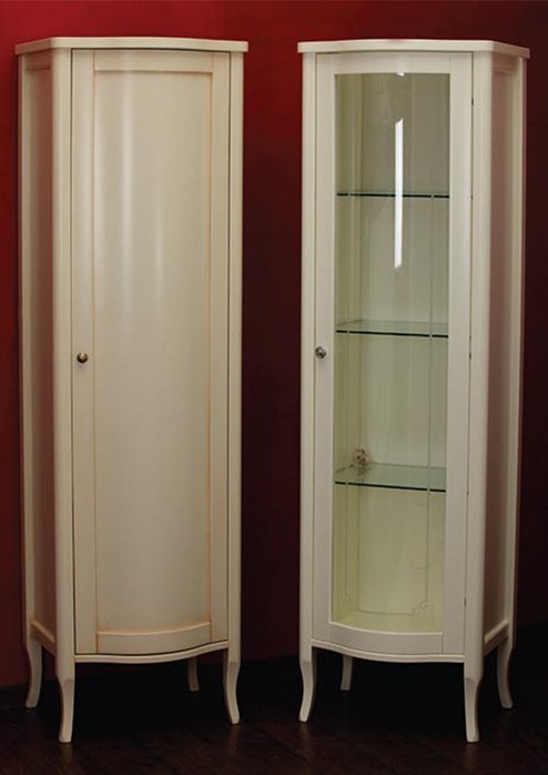 Витрина MIGLIORE Bella ML.BLL-VT451.AV со стеклянной дверцей, белый ML.BLL-VE451.AV - Вид №2