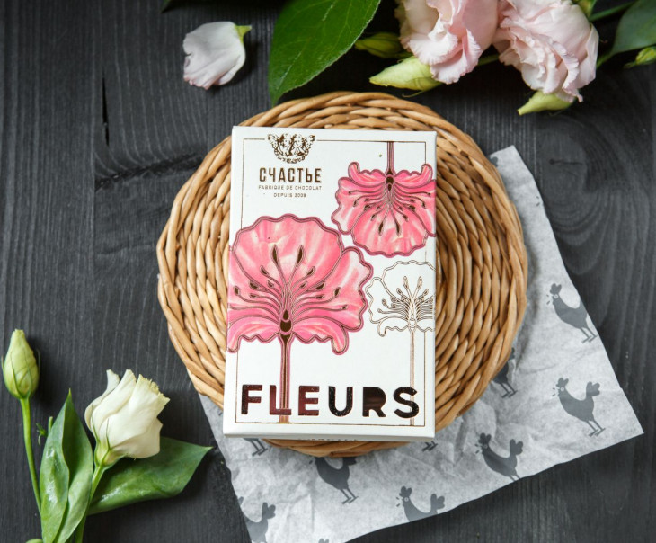 9537 Набор шоколадных конфет "Les Fleurs " 6 шт. Вкусляндия  - Вид №2