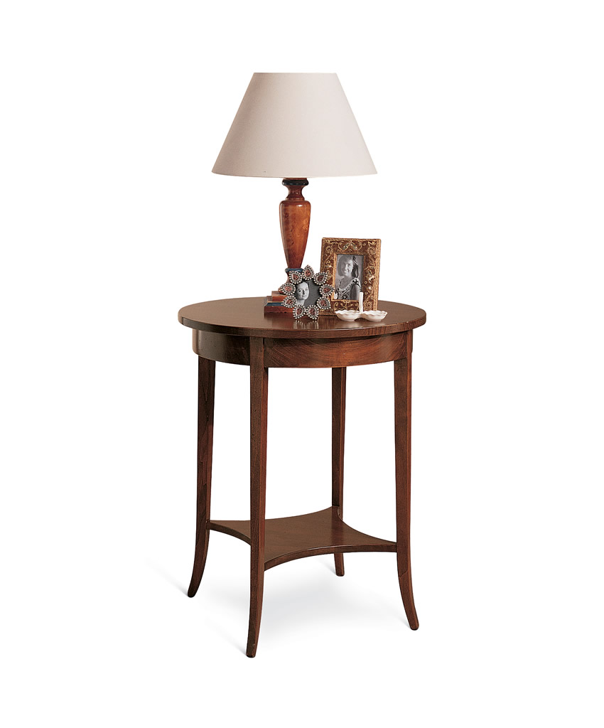 1698 Tifernoit Круглый журнальный столик с полкой Ingresso  - Вид №1