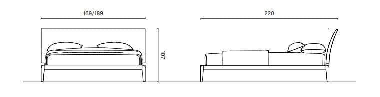 Деревянная двуспальная кровать Devina Nais SHARK ARCH-00110518 - Вид №7