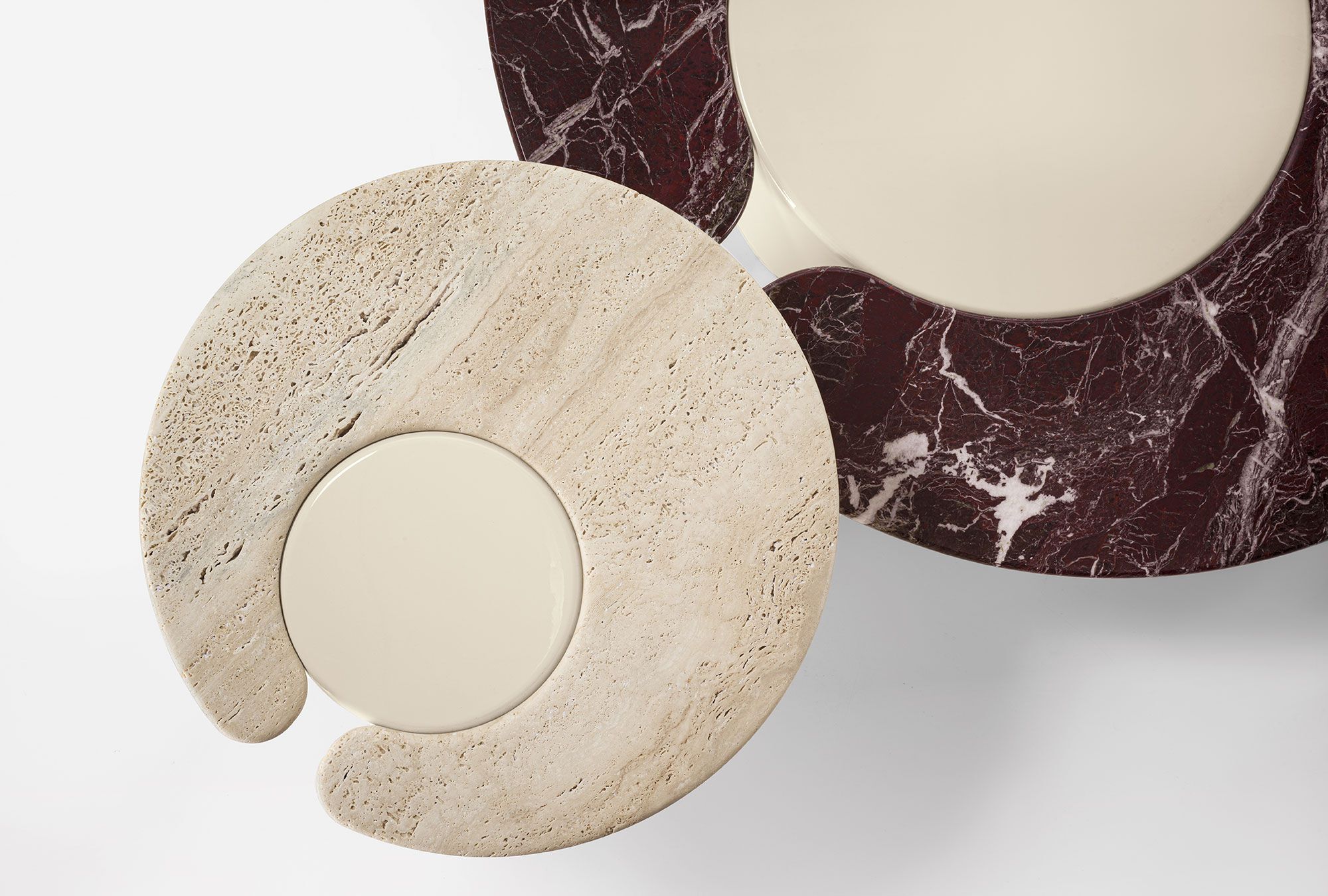 Журнальный столик из металла и мрамора Vittoria Frigerio LENI ARCH-00153117 - Вид №2