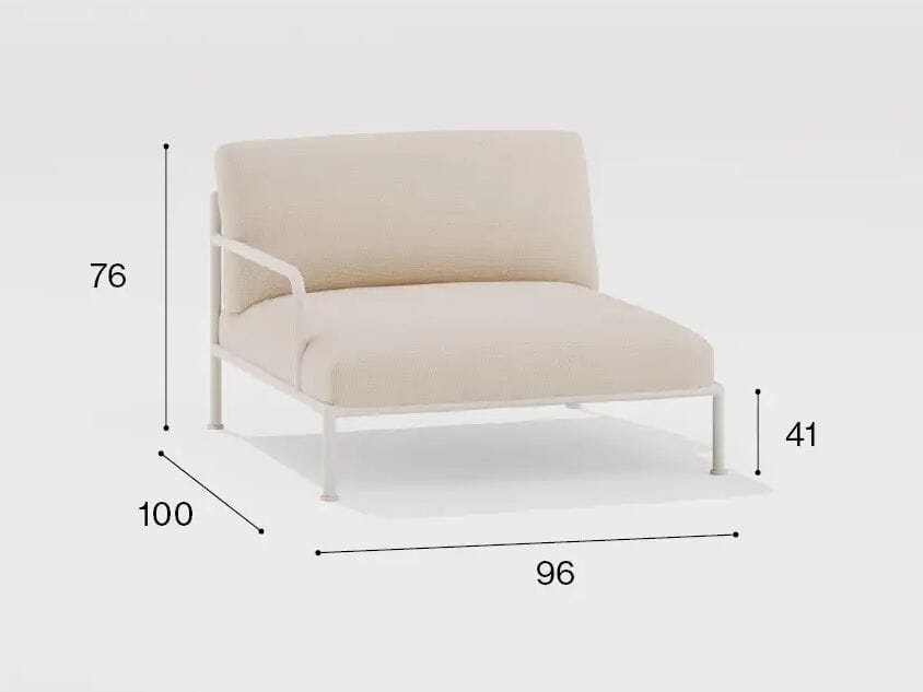Тканевое садовое кресло с подлокотниками FAST Roè ARCH-00049929 - Вид №11