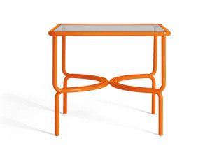 Садовый стол из нержавеющей стали и стекла