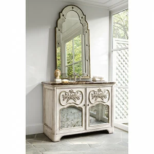 Тумбочка, большая (от 37 до 59,5) 08989-110-411 Laurel Sink Chest - White Ambella