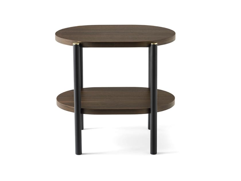 Овальная тумбочка из шпона Calligaris Madame ARCH-00136555