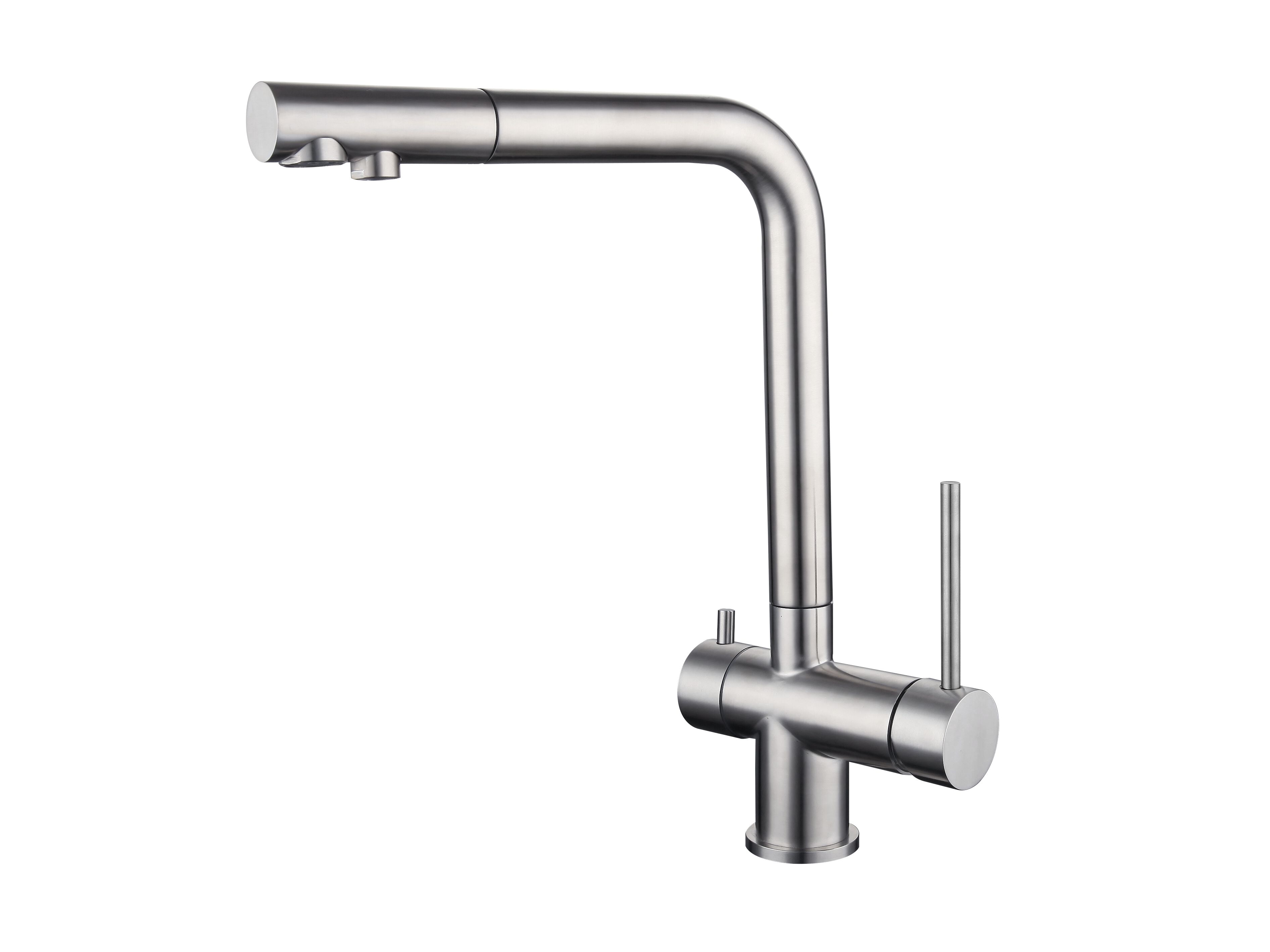 Смеситель для кухни из нержавеющей стали Tubico Kitchen River ARCH-00008074 - Вид №1