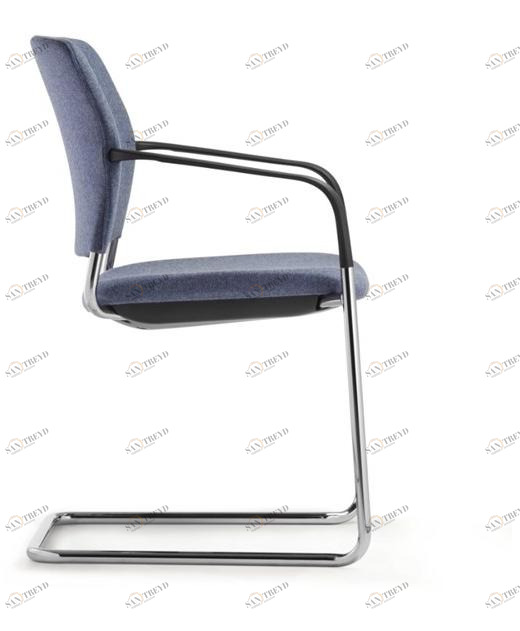 Dauphin Стул консольный из ткани с подлокотниками Cay Cy 0476 ab05kgs