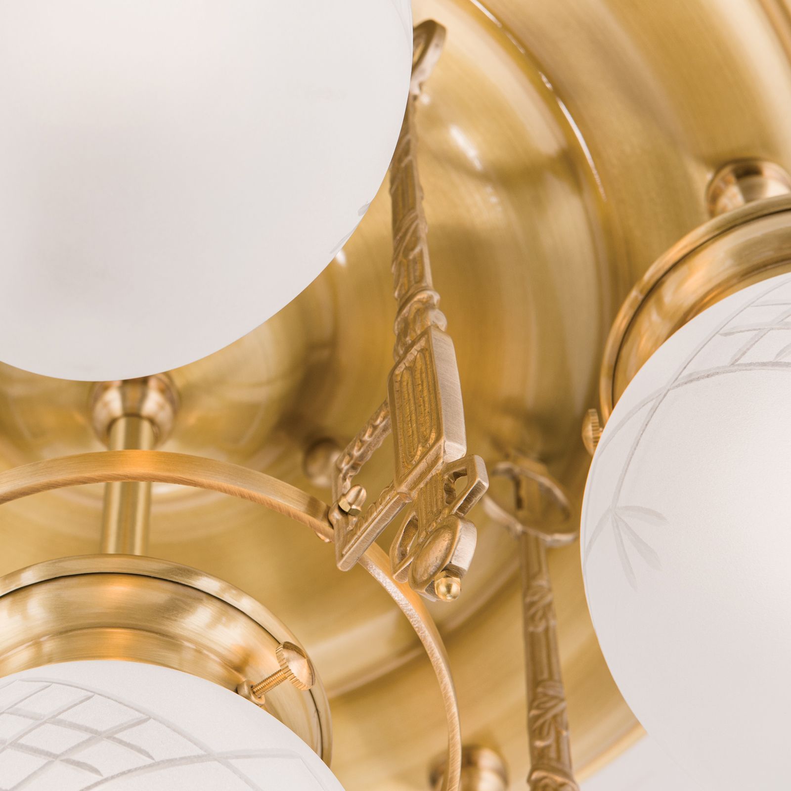 Потолочный светильник из латуни и стекла Orion Будапешт ARCH-00151867 - Вид №5