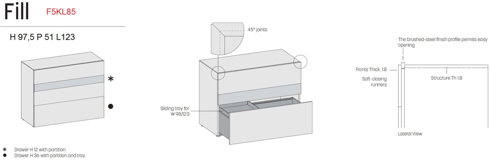 Caccaro Комод из дерева Fill sun-id-1433068 - Вид №1