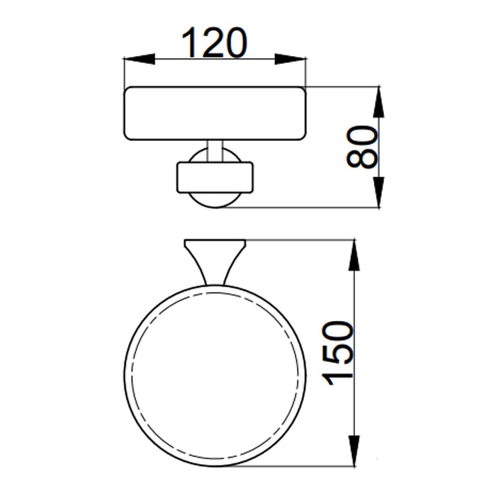 OA500101065 Мыльница , бронза Webert Opera - Вид №1