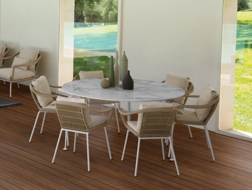 Talenti Садовый стол из керамогранита Cruise alu Crualutpt150 - Вид №4