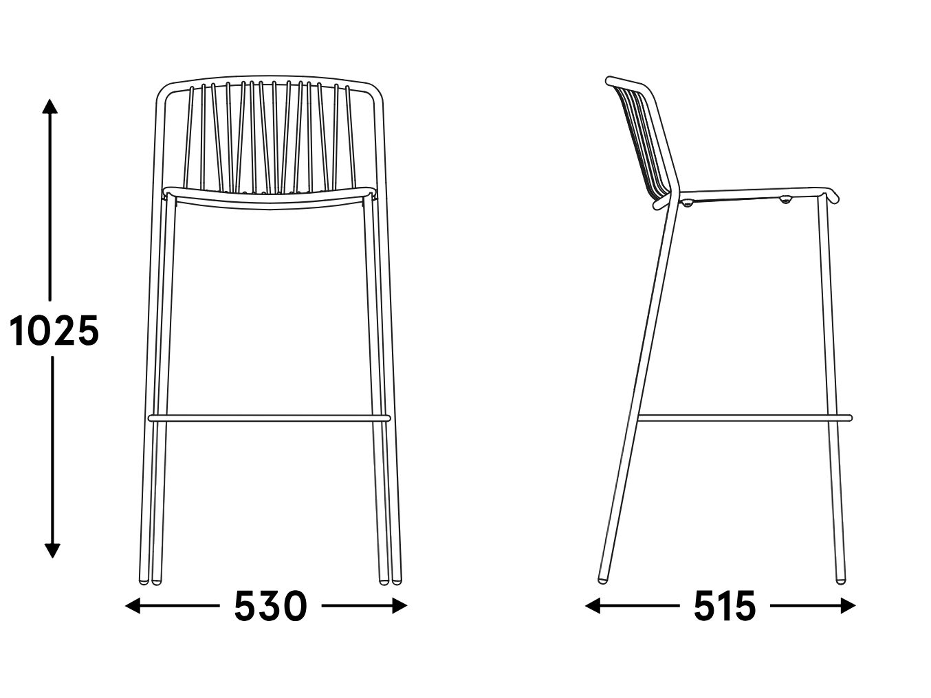 Стальной стул с порошковым покрытием с подлокотниками MDD Bris ARCH-00093647 - Вид №19