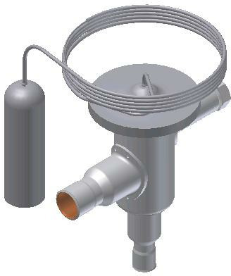 Danfoss TUB/TUBE — Клапаны терморегулирующие со встроенными клапанными узлами TUBE Клапан терморегулирующий 068U2105