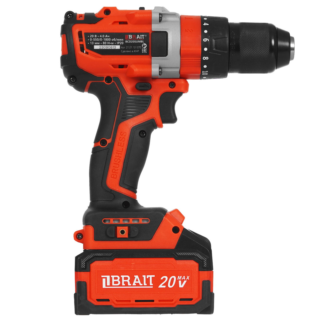 Дрель-шуруповерт BRAIT BCD20SUMBL 9230658 STDN-0077763 - Вид №2