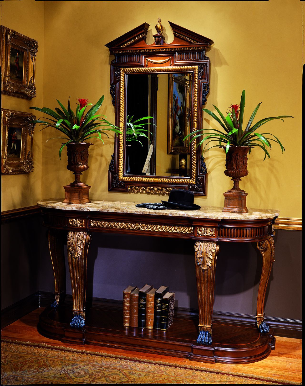 Деревянная прямоугольная консоль Hurtado Traditional ARCH-00114523 - Вид №2