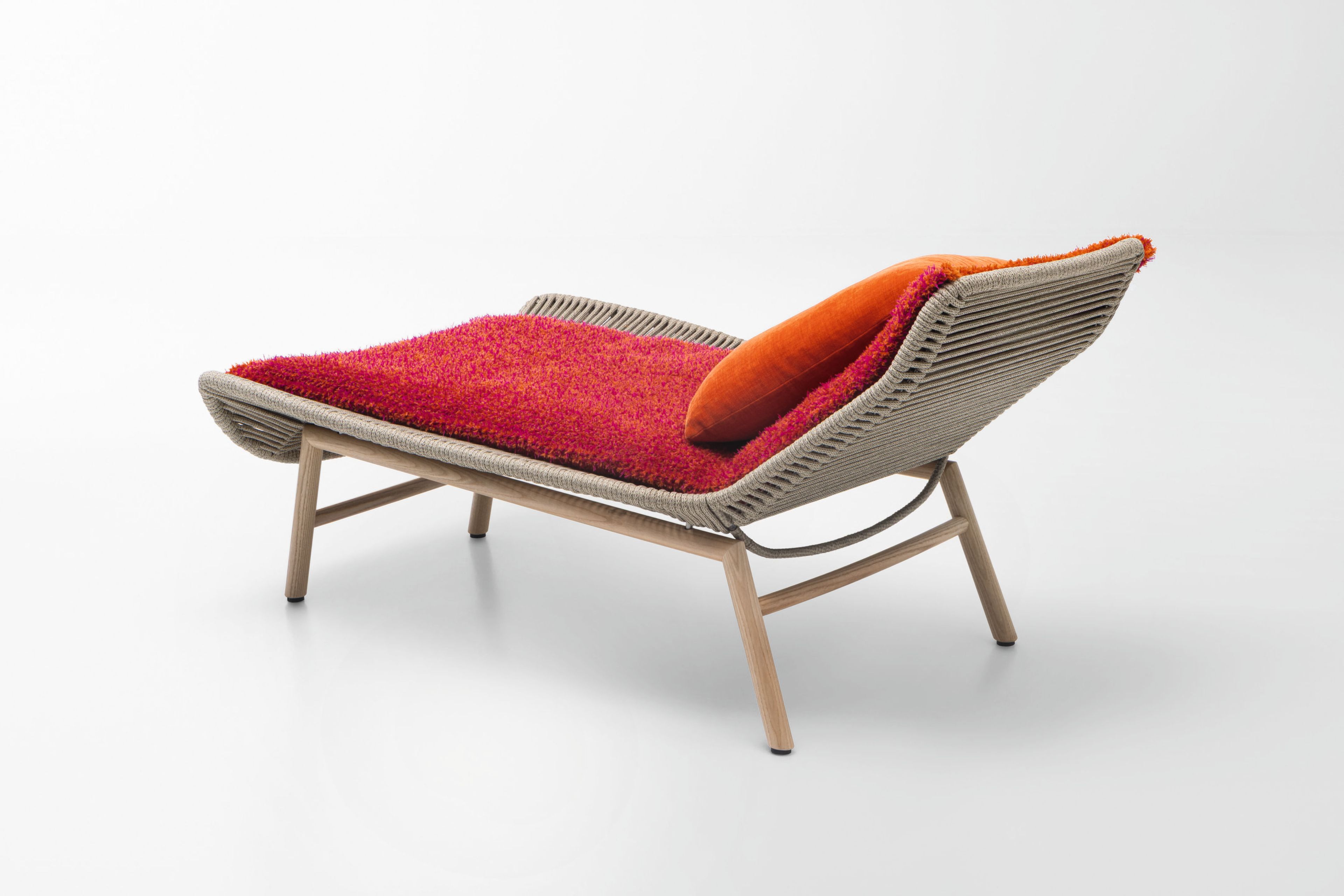 Шезлонг из ткани и веревки Paola Lenti LAZY CHAIR ARCH-00058704 - Вид №1