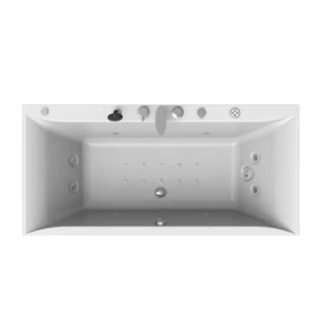 Гидромассаж "Спортивный Chrome" на ванну Палермо (двигатель 1500 Вт, система "Turbo-pool", джет Релакс - 8 шт., джет Линц, Магнус - 1 шт.)