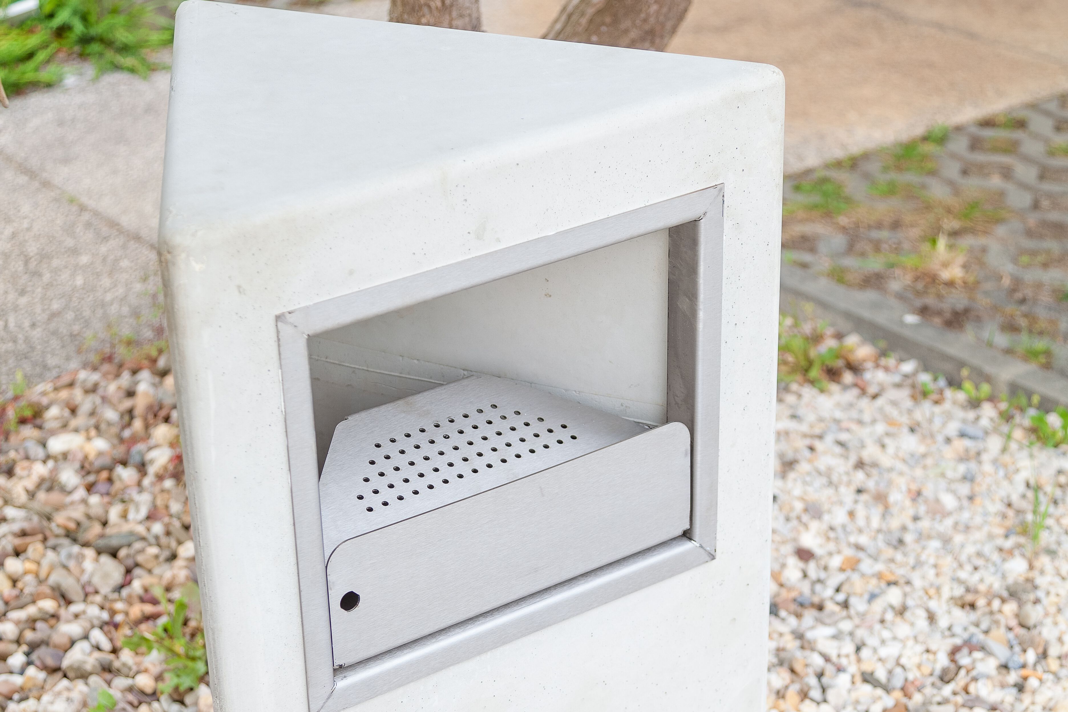 Пепельница для общественных мест из волокнистого бетона SIT Vida ARCH-00112602 - Вид №1