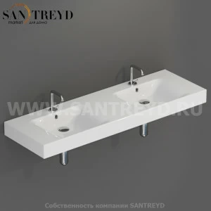 353601 Подвесная раковина настенная прямоугольная Kerasan Tribeca