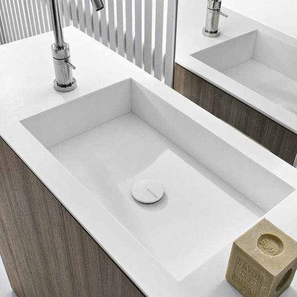 46493 Накладная раковина на столешницу  овальная MAKRO  - Вид №3