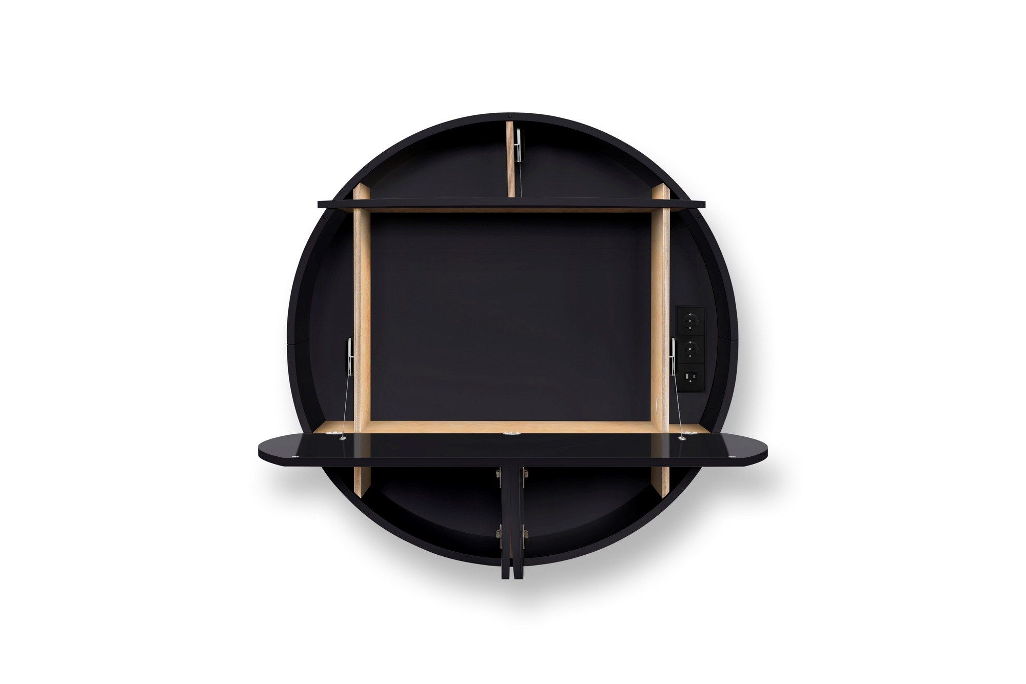 Деревянный подвесной письменный стол для ПК с откидными дверцами EMKO PILL EXTRA ARCH-00125892 - Вид №8