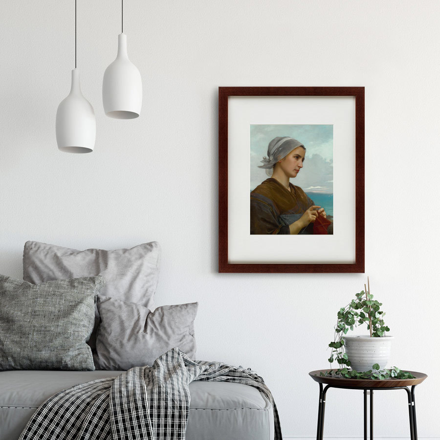 Картина: RICOTEUSE BRETONNE, 1871 КАРТИНЫ В КВАРТИРУ  135705 Разноцветный  - Вид №1