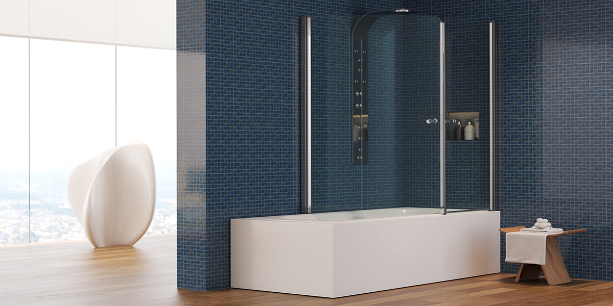 90V Душевое ограждения на борт вынны CSA Box Doccia Италия AGNESE - Вид №1