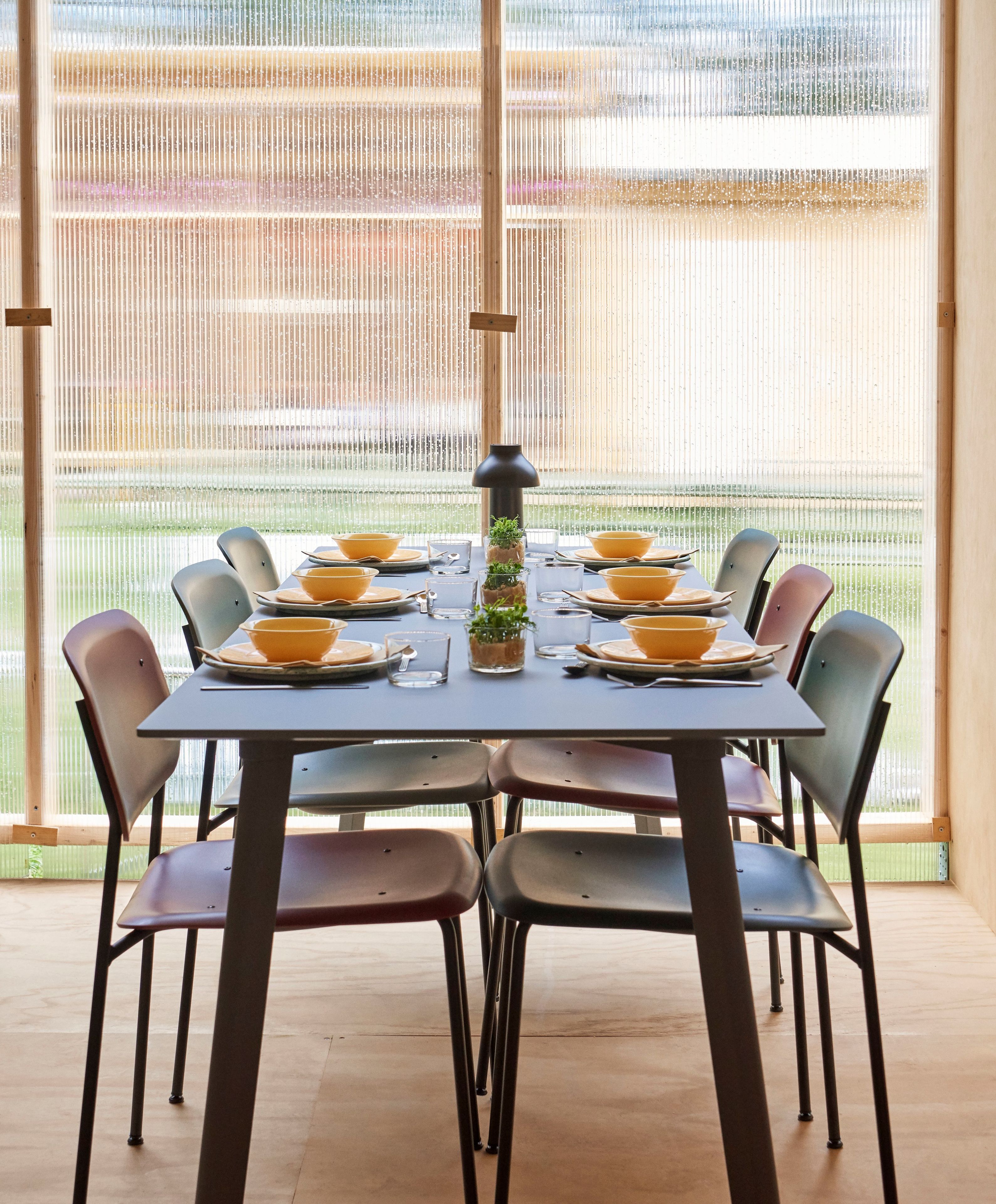 Штабелируемый стул из стали и дерева Hay Soft Edge ARCH-00113713 - Вид №24