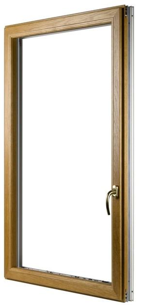 PROFILATI Минимальное окно из алюминия и дерева с термическим разделением Eku perfektion® sun-id-1473439 - Вид №2