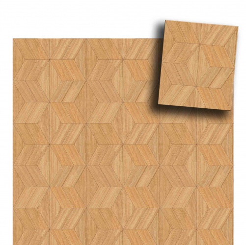 Художественный паркет Da Vinci Щитовой 26-473 Дуб (Гладкая) 500х500 мм 26010473 - Вид №1