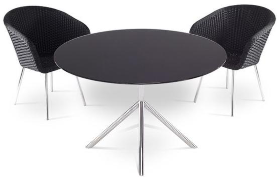 FueraDentro Круглый садовый стол из стали Shell Sdn120 - Вид №2