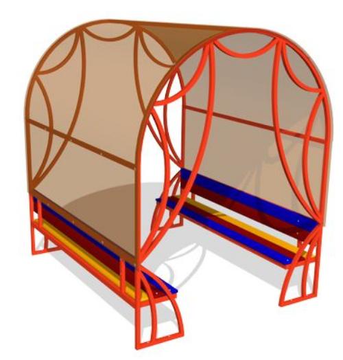 SHTR01.01.01-MB.MD ШТОРЫ 01, беседка детская LAB.Space 