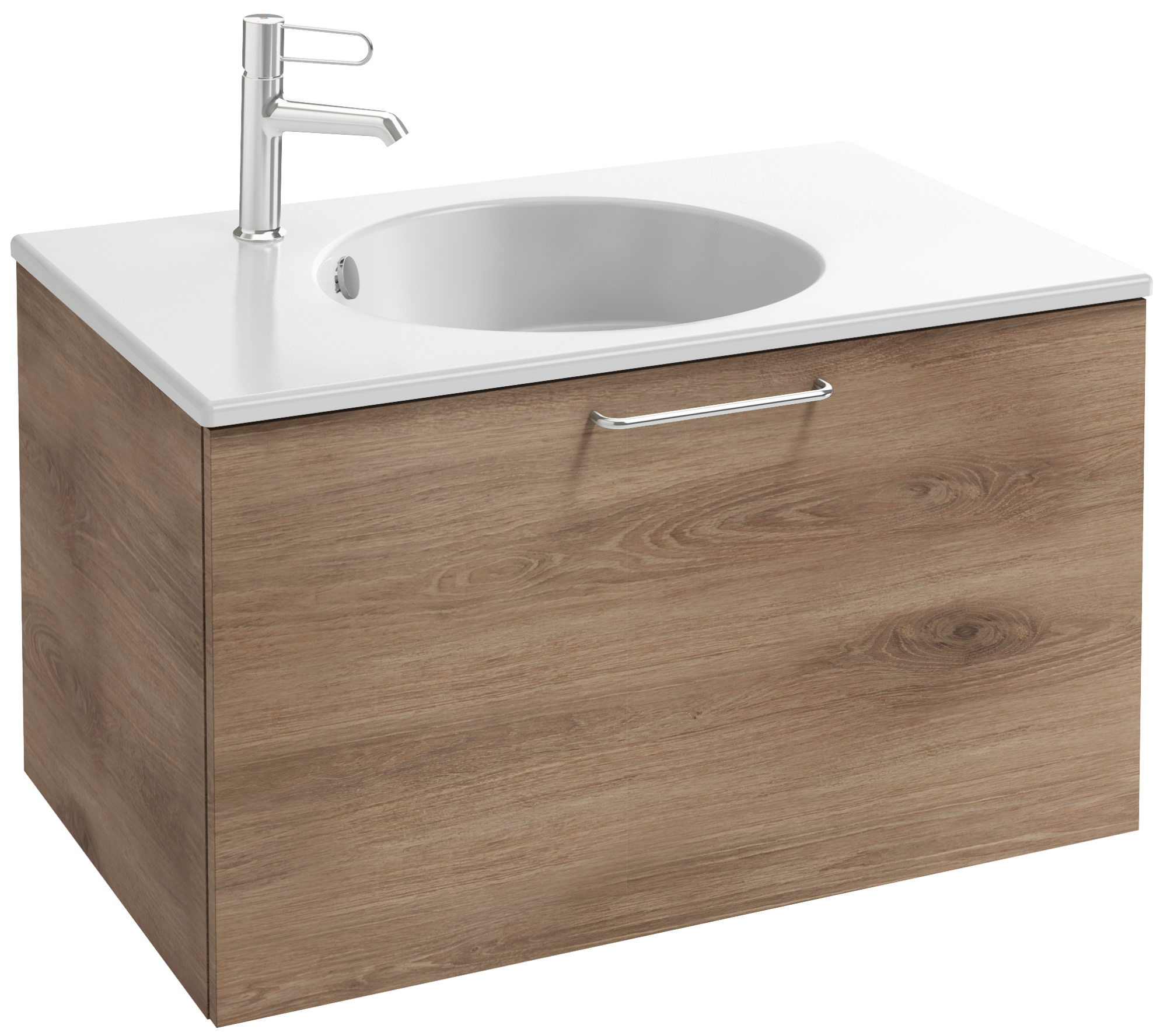 EB2512-R5-N18 Тумба под столешницу 80 см, 1 верхний ящик, хромированная ручка JACOB DELAFON ODÉON RIVE GAUCHE ODEON RIVE GAUCHE