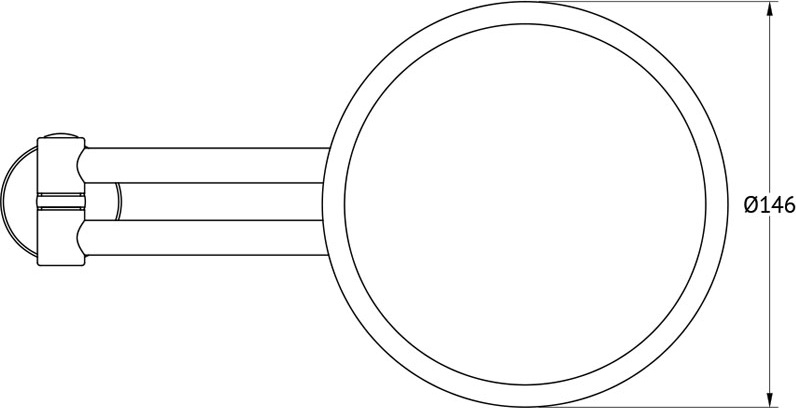 NOS 020 Косметическое зеркало x2,5 FBS Nostalgy - Вид №1