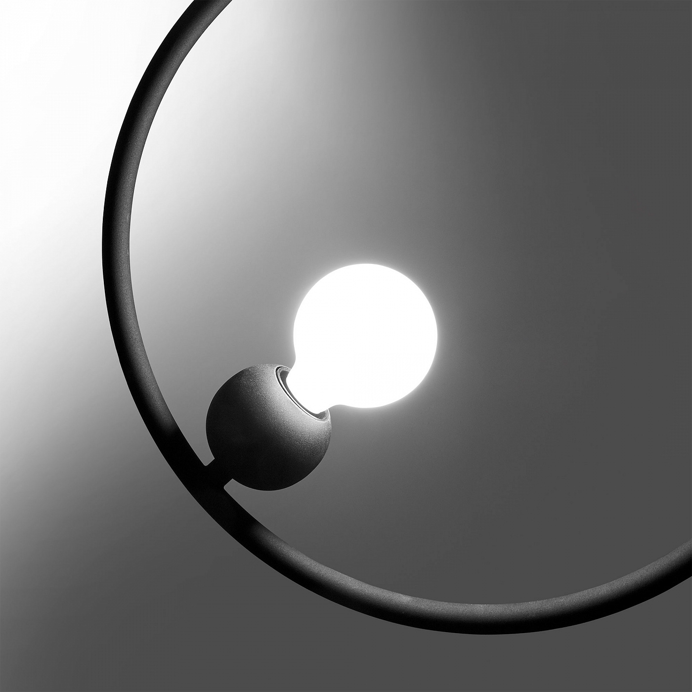 068423 Подвесной светильник Maple черный La Forma Brandof  - Вид №2